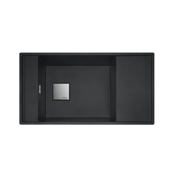 Гранитна мивка Fresno 111-86, 860x458 mm, 3 1/2",WWK, reversible, Onyx