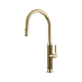 Смесител Mythos Masterpiece PVD J Pull Down Spray Gold - Смесители