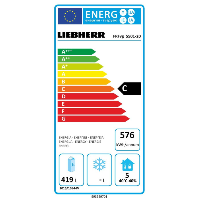 Хладилник Liebherr FRFvg 5501 Performance Хладилник Liebherr FRFvg 5501 Performance - Професионални уреди