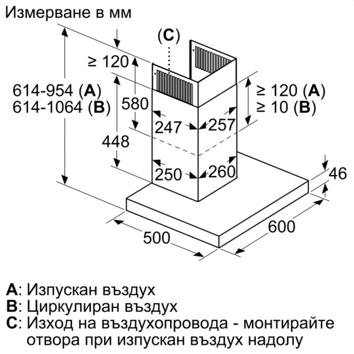 Аспиратор BOSCH DWB67CM50 Аспиратор BOSCH DWB67CM50 - Уреди за дома
