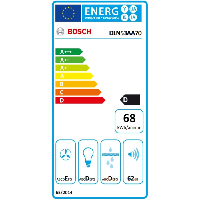 Аспиратор BOSCH DLN53AA70 - Уреди за дома