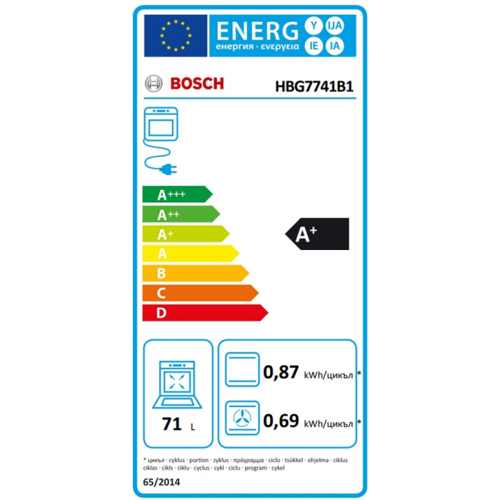 Фурна BOSCH HBG7741B1 Фурна BOSCH HBG7741B1 - Уреди за вграждане