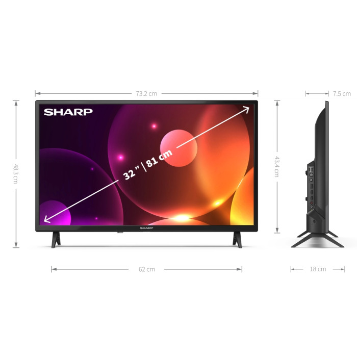 Телевизор SHARP 32FA2E Телевизор SHARP 32FA2E - Телевизори