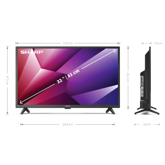 Телевизор SHARP 32FI2EA Телевизор SHARP 32FI2EA - Телевизори