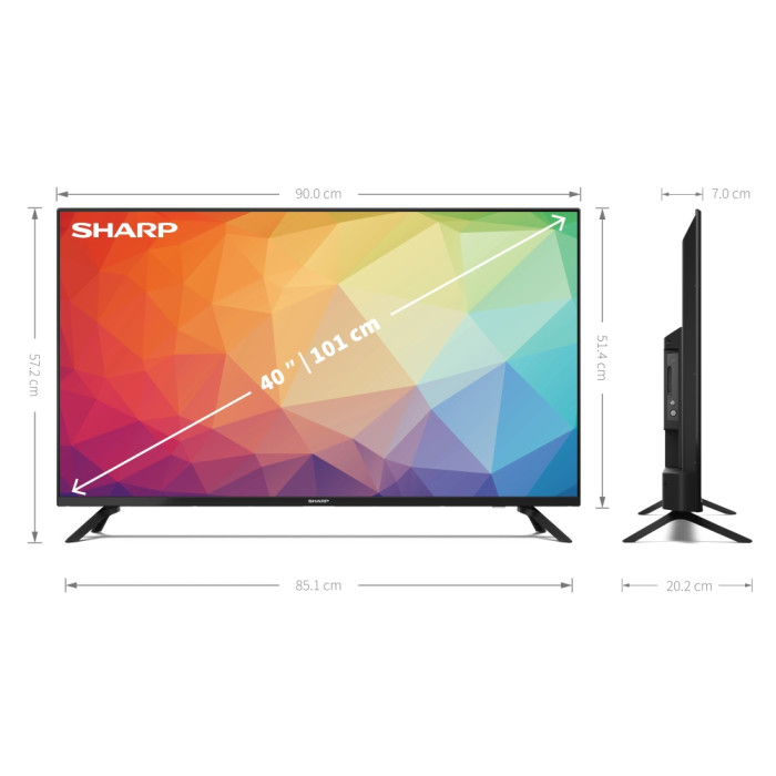 Телевизор SHARP 40FG2EA Телевизор SHARP 40FG2EA - Телевизори