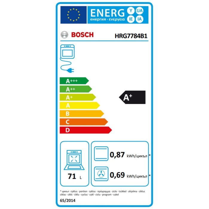 Фурна BOSCH HRG7784B1 Фурна BOSCH HRG7784B1 - Уреди за вграждане