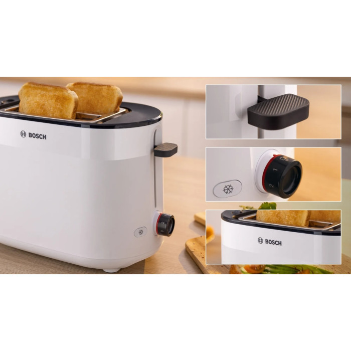 Тостер BOSCH TAT2M121 Тостер BOSCH TAT2M121 - Малки домакински уреди