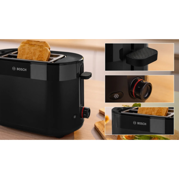 Тостер BOSCH TAT2M123 Тостер BOSCH TAT2M123 - Малки домакински уреди