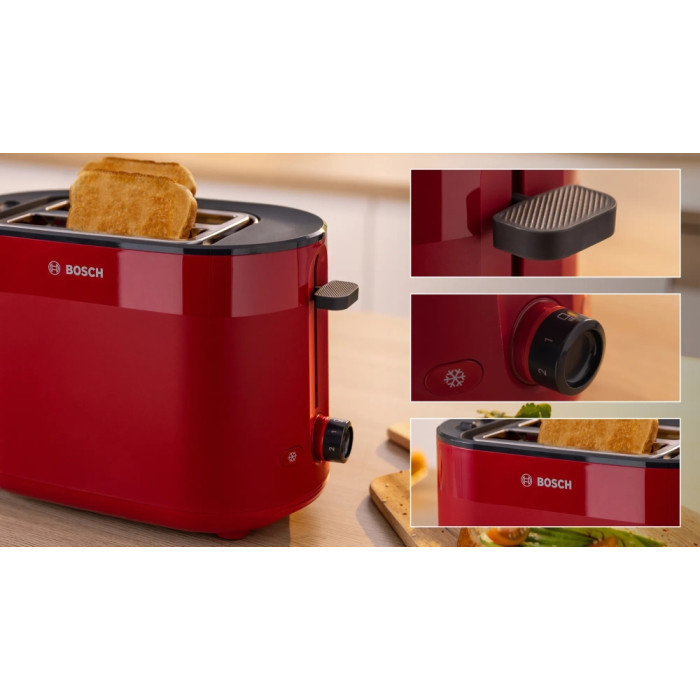 Тостер BOSCH TAT2M124 Тостер BOSCH TAT2M124 - Малки домакински уреди