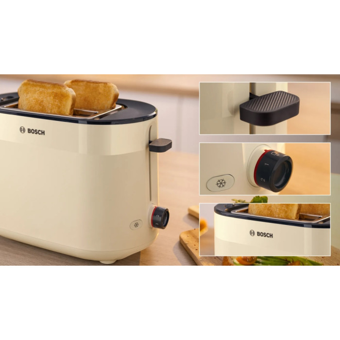 Тостер BOSCH TAT2M127 Тостер BOSCH TAT2M127 - Малки домакински уреди