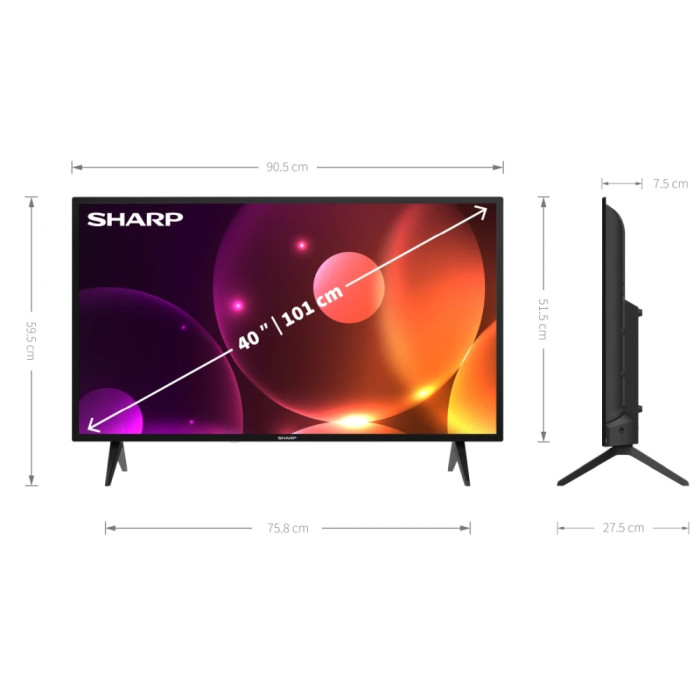 Телевизор SHARP 40FA2E Телевизор SHARP 40FA2E - Телевизори