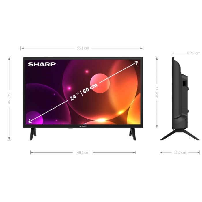 Телевизор SHARP 24FA2E Телевизор SHARP 24FA2E - Телевизори