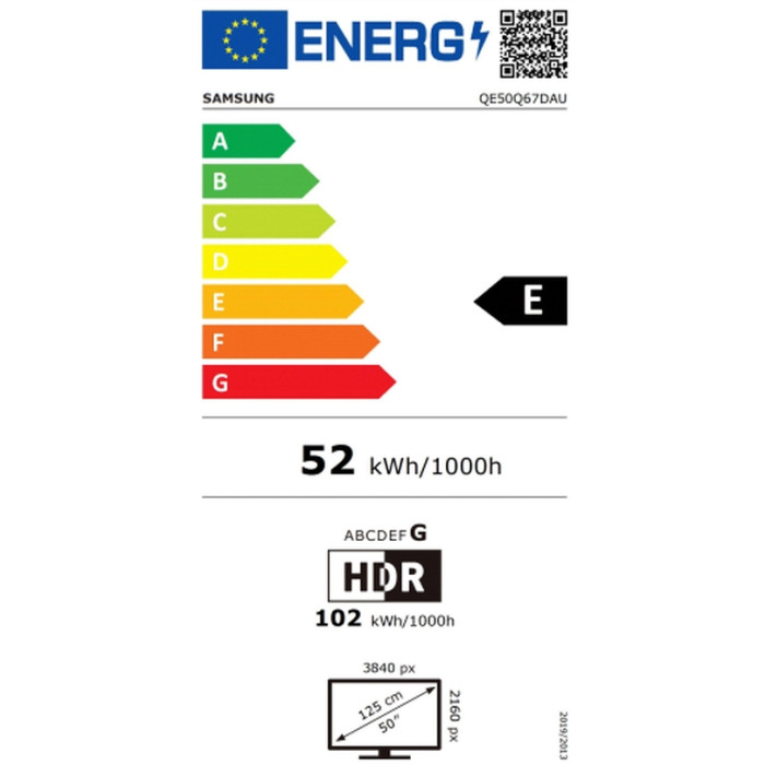 Телевизор SAMSUNG QE50Q67DAUXXH Телевизор SAMSUNG QE50Q67DAUXXH - Телевизори