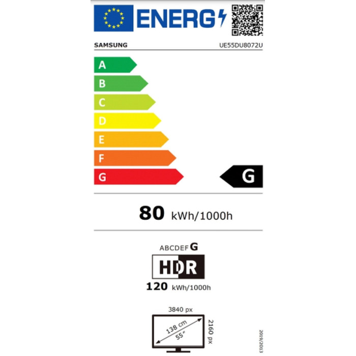 Телевизор SAMSUNG UE55DU8072UXXH Телевизор SAMSUNG UE55DU8072UXXH - Телевизори