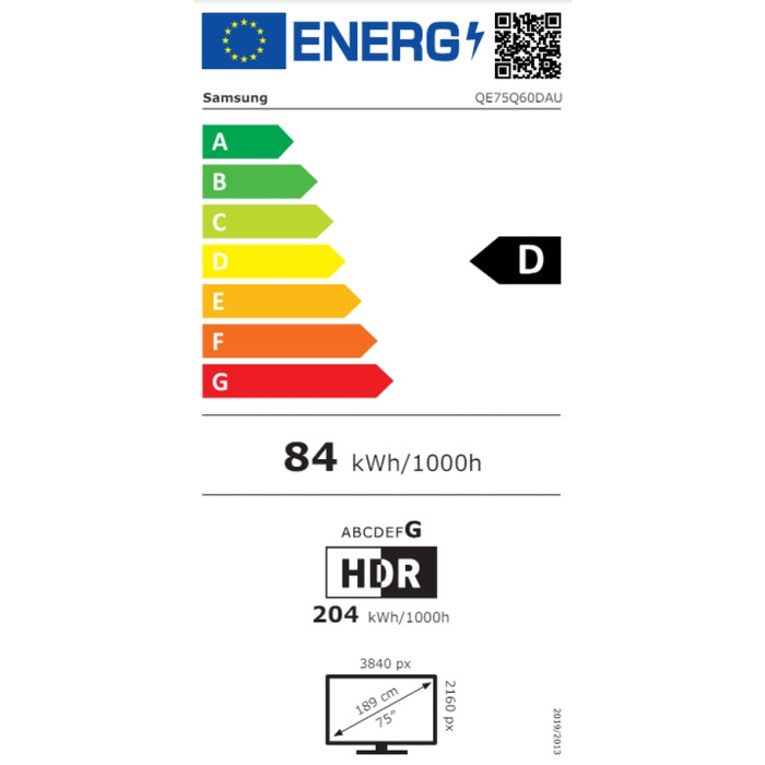 Телевизор SAMSUNG QE75Q60DAUXXH Телевизор SAMSUNG QE75Q60DAUXXH - Телевизори