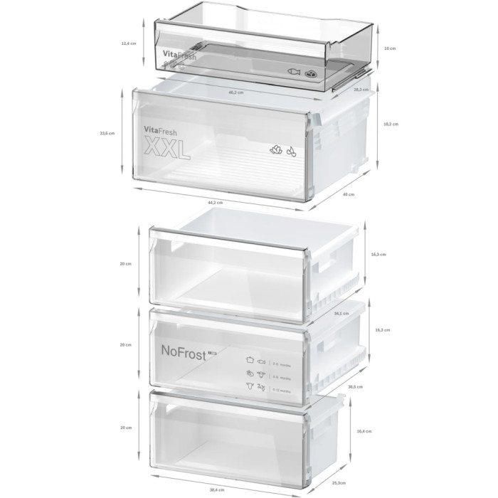 Хладилник BOSCH KGN397LDF Хладилник BOSCH KGN397LDF - Уреди за дома