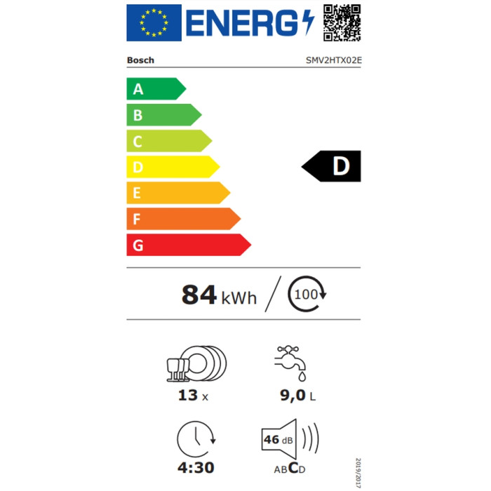 Съдомиялна BOSCH SMV2HTX02E Съдомиялна BOSCH SMV2HTX02E - Уреди за дома