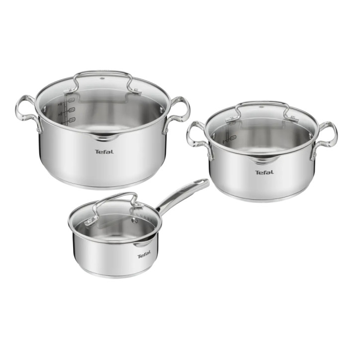 Комплект тигани и тенджери TEFAL G719S674 Комплект тигани и тенджери TEFAL G719S674 - Домакински съдове