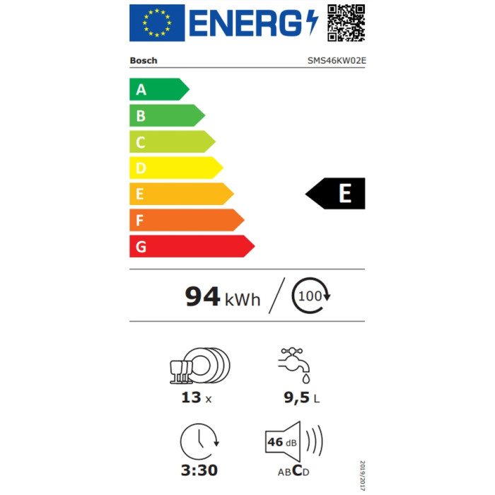 Съдомиялна BOSCH SMS46KW02E Съдомиялна BOSCH SMS46KW02E - Уреди за дома