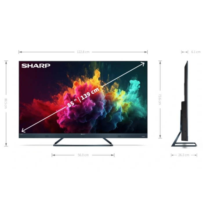 Телевизор SHARP 55FQ8EG Телевизор SHARP 55FQ8EG