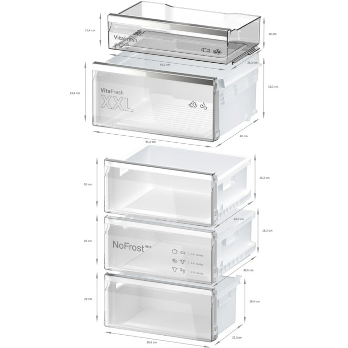Хладилник BOSCH KGN39AIAU Хладилник BOSCH KGN39AIAU