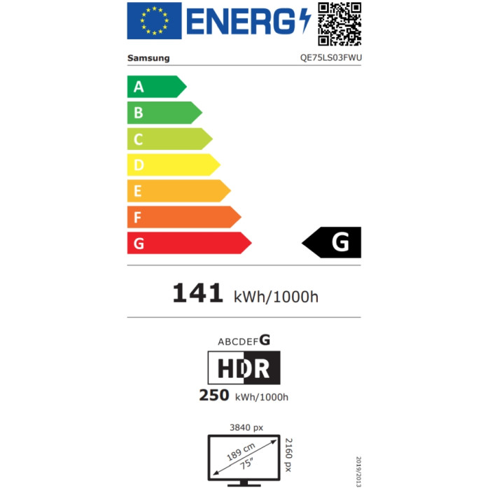 Телевизор SAMSUNG QE75LS03FWUXXH Телевизор SAMSUNG QE75LS03FWUXXH