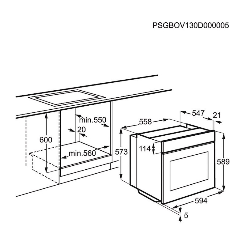 Фурна за вграждане Electrolux EOB3450AOX Фурна за вграждане Electrolux EOB3450AOX