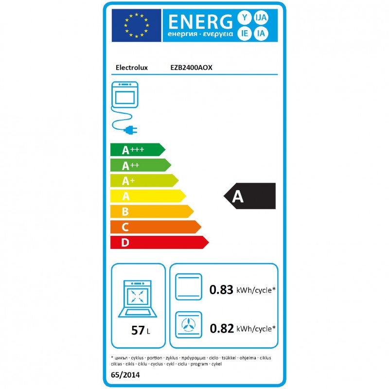 Фурна за вграждане Electrolux EZB2400AOX Фурна за вграждане Electrolux EZB2400AOX