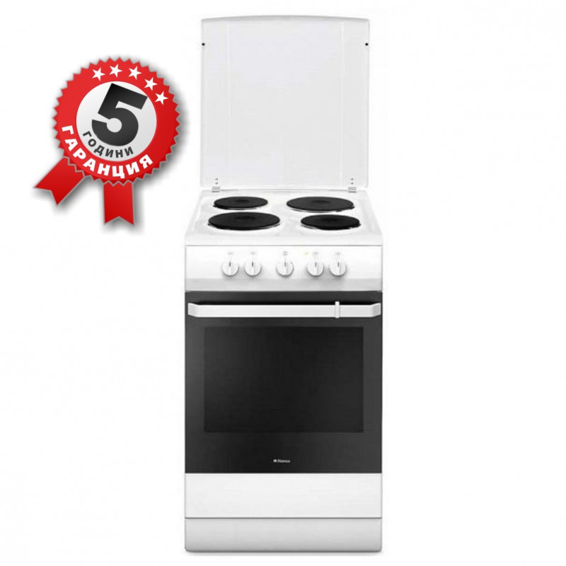 Готварска печка, 50см, Енергиен клас А, Hansa FCEW53049 Готварска печка, 50см, Енергиен клас А, Hansa FCEW53049
