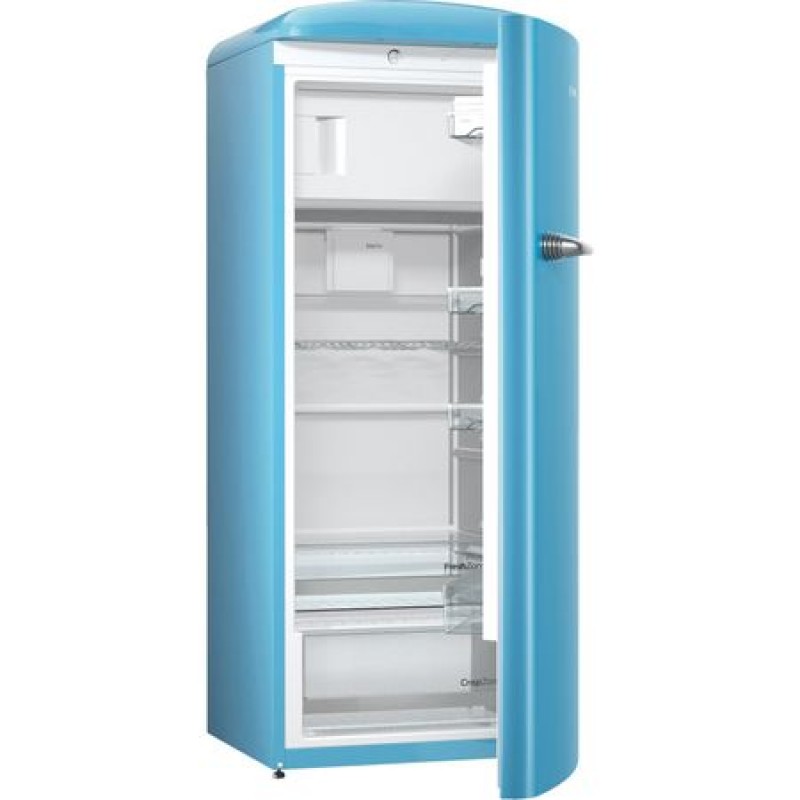 Хладилник Gorenje Retro Collection ORB152BL, син цвят Хладилник Gorenje Retro Collection ORB152BL, син цвят