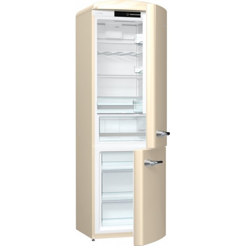 Хладилник с фризер, Gorenje Retro Collection ORK192C, цвят шампанско Хладилник с фризер, Gorenje Retro Collection ORK192C, цвят шампанско