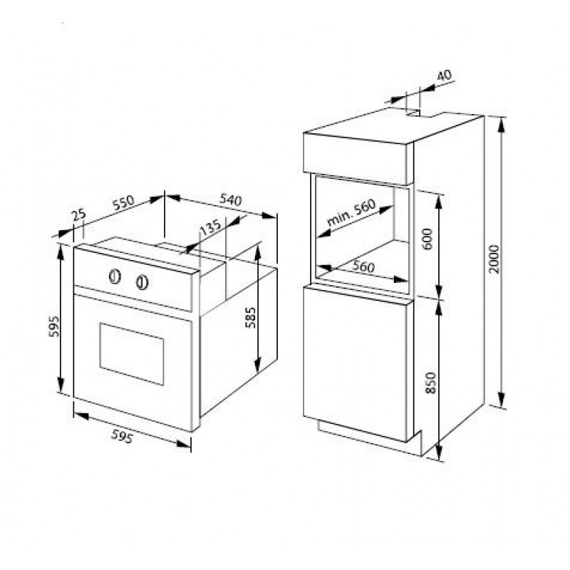 Фурна за вграждане, обем 73л, пиролиза, клас А, Gorenje BOP799S51X Фурна за вграждане, обем 73л, пиролиза, клас А, Gorenje BOP799S51X