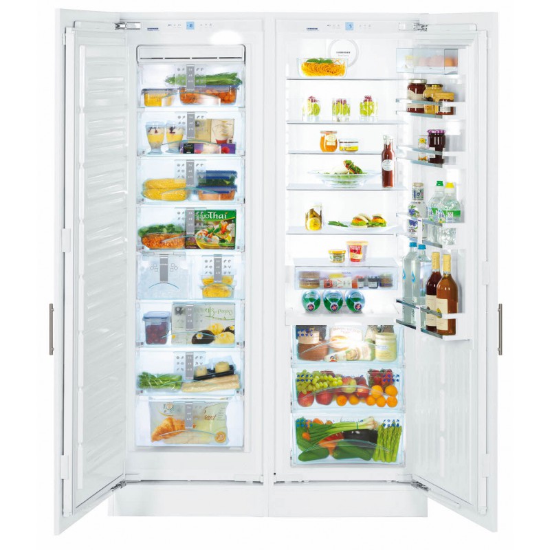 Хладилник SIDE-BY-SIDE за вграждане, NoFrost, LIEBHERR SBS 70I4 Premium