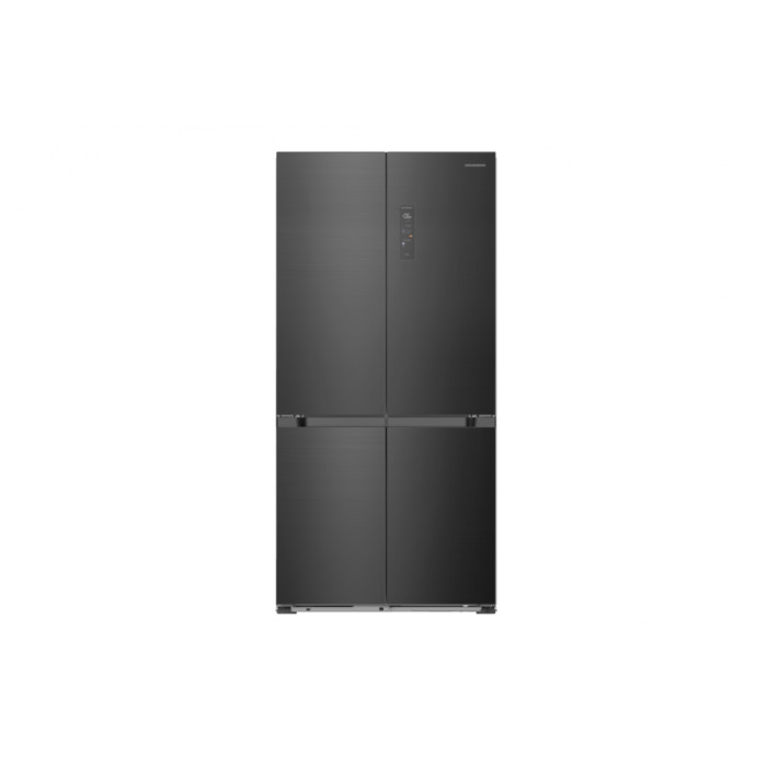 Хладилник SIDE BY SIDE HEINNER HSBS-HM505MDSINFDXE++, 505 L, Full No Frost, Двоен инверторен компресор, Аларма за отворена врата, Инокс/Антрацит Хладилник SIDE BY SIDE HEINNER HSBS-HM505MDSINFDXE++, 505 L, Full No Frost, Двоен инверторен компресор, Аларма за отворена врата, Инокс/Антрацит - Техника